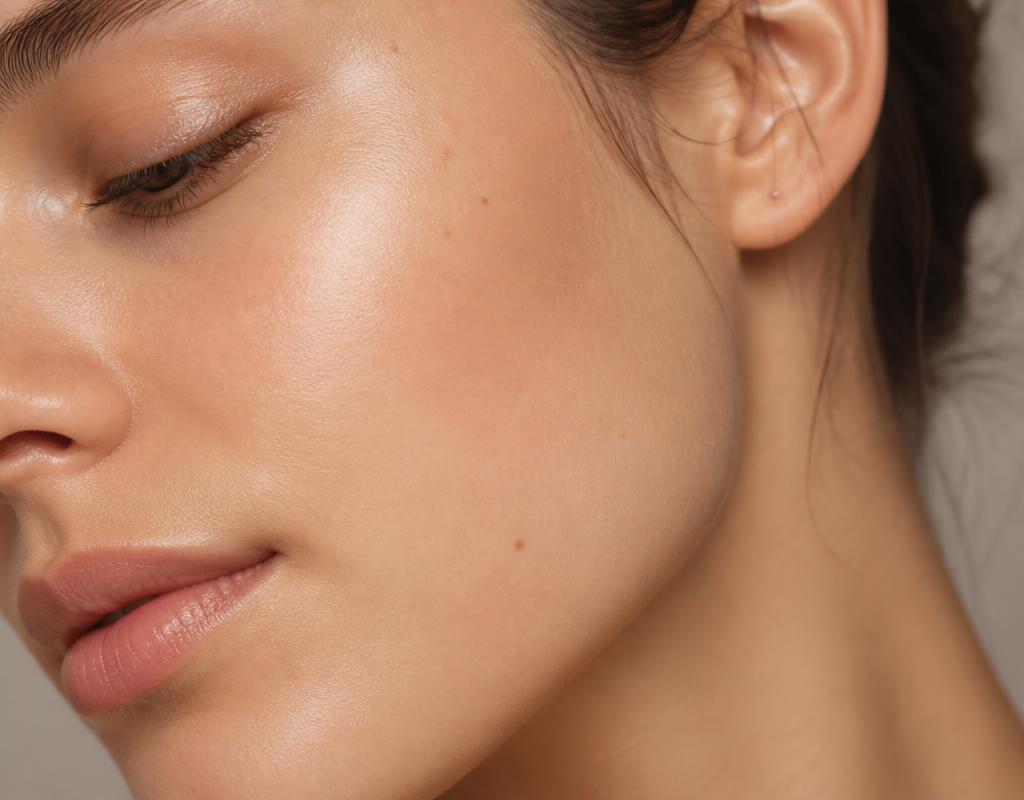 Placeholder result image — luminous, healthy skin